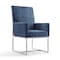 Manhattan Comfort Element Dining Armchair in Blue, PK2 2-DC029-BL - alternate 5